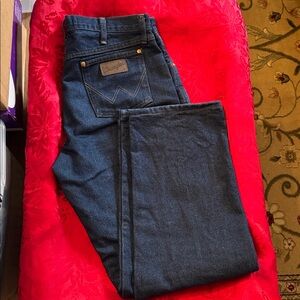 Wrangler 47MWZ Regular Fit Flannel Lined Jeans 34x30